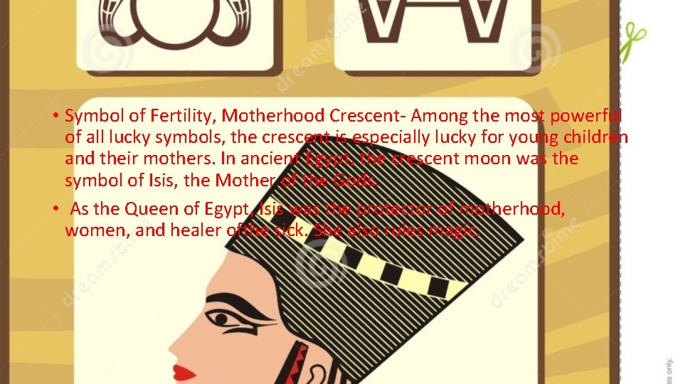  • Symbol of Fertility, Motherhood Crescent- Among the most powerful of all lucky