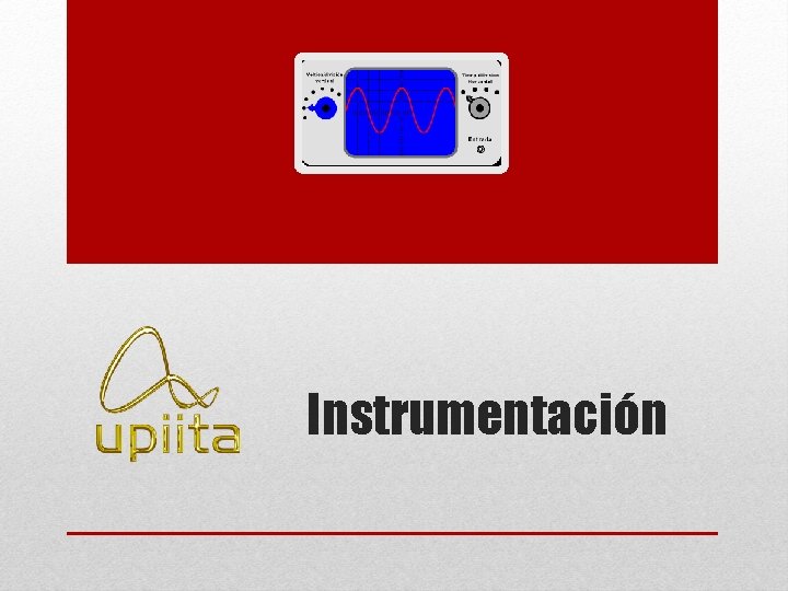 Instrumentación 