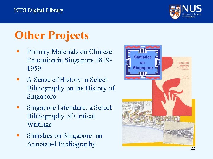 NUS Digital Library Other Projects § Primary Materials on Chinese Education in Singapore 18191959