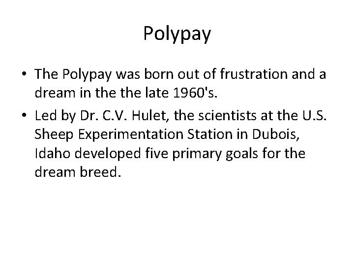 Polypay • The Polypay was born out of frustration and a dream in the