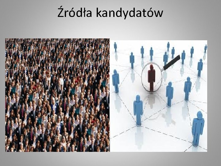 Źródła kandydatów 