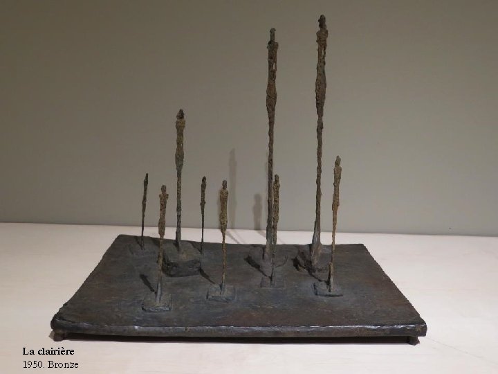 La clairière 1950. Bronze 