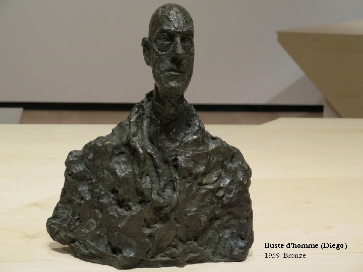 Buste d’homme (Diego) 1959. Bronze 