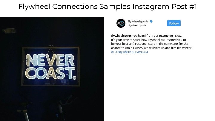 Flywheel Connections Samples Instagram Post #1 