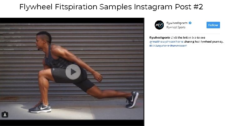 Flywheel Fitspiration Samples Instagram Post #2 