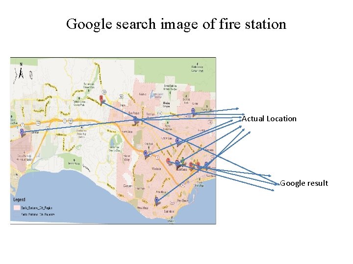 Google search image of fire station Actual Location Google result 