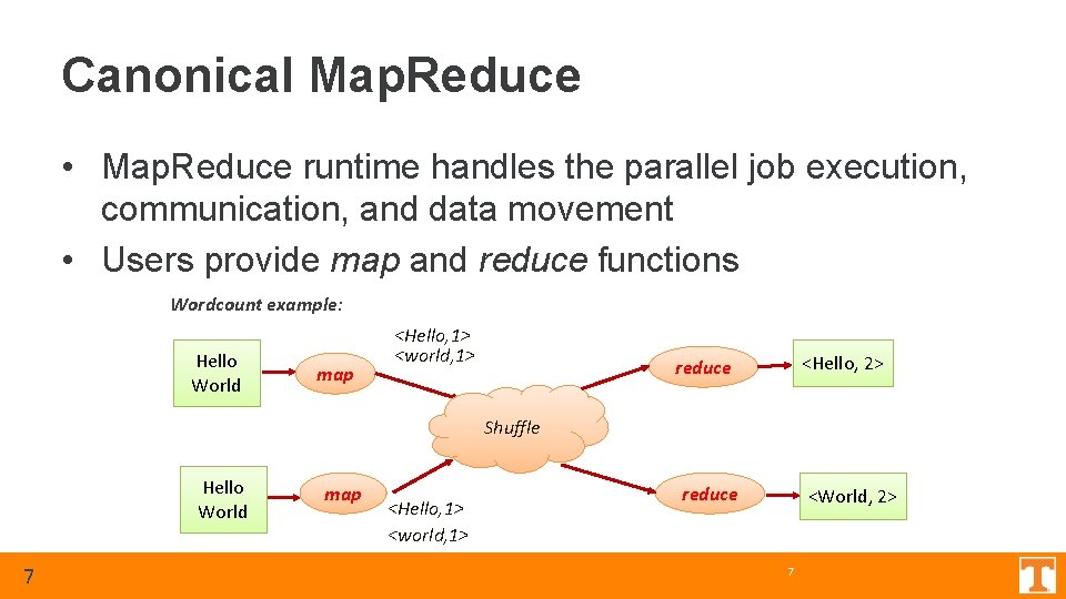 Canonical Map. Reduce • Map. Reduce runtime handles the parallel job execution, communication, and Canonical Map. Reduce • Map. Reduce runtime handles the parallel job execution, communication, and