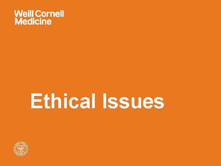 Ethical Issues 20 