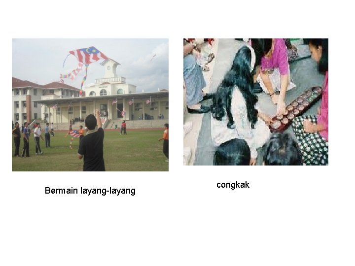 Bermain layang-layang congkak 