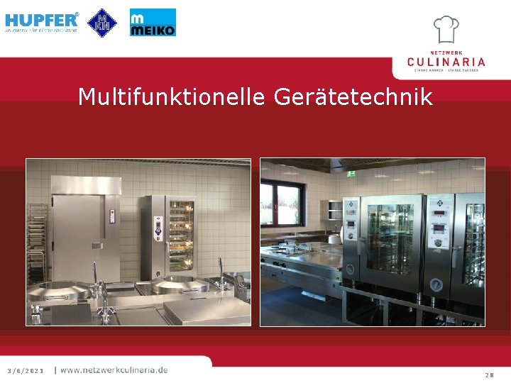 Multifunktionelle Gerätetechnik 3/6/2021 28 