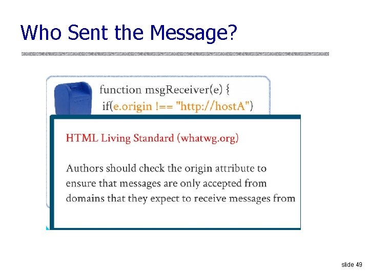 Who Sent the Message? slide 49 