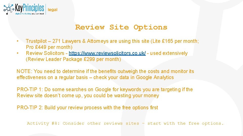 Review Site Options • • Trustpilot – 271 Lawyers & Attorneys are using this