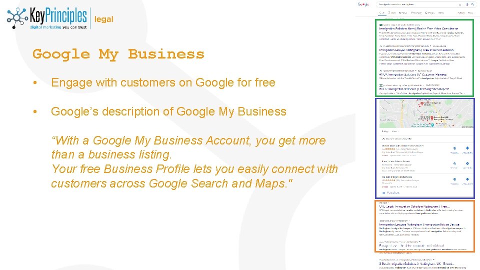 Google My Business • Engage with customers on Google for free • Google’s description