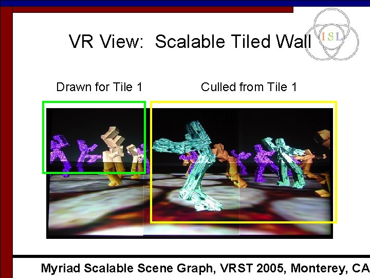 VR View: Scalable Tiled Wall Drawn for Tile 1 Culled from Tile 1 Myriad VR View: Scalable Tiled Wall Drawn for Tile 1 Culled from Tile 1 Myriad