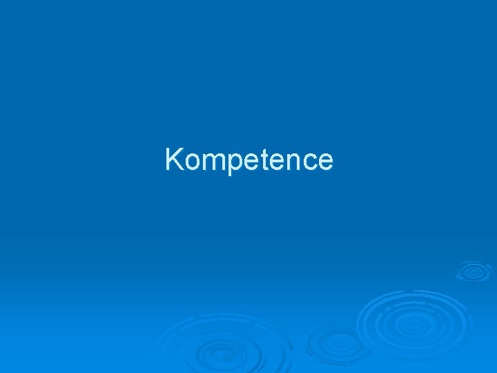 Kompetence 