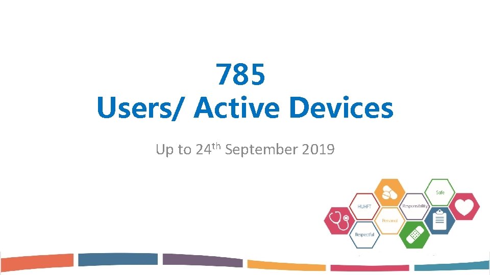 785 Users/ Active Devices Up to 24 th September 2019 