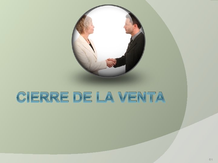 CIERRE DE LA VENTA 61 