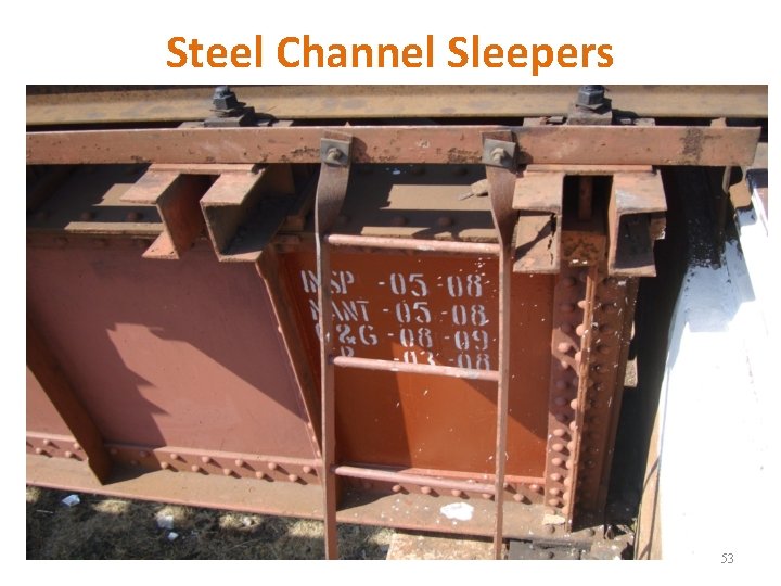 Steel Channel Sleepers 53 