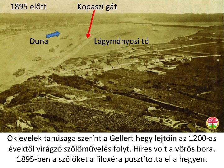 1895 előtt Duna Kopaszi gát Lágymányosi tó Oklevelek tanúsága szerint a Gellért hegy lejtőin 1895 előtt Duna Kopaszi gát Lágymányosi tó Oklevelek tanúsága szerint a Gellért hegy lejtőin