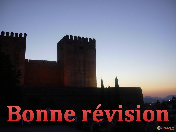 Bonne révision Bonne révision