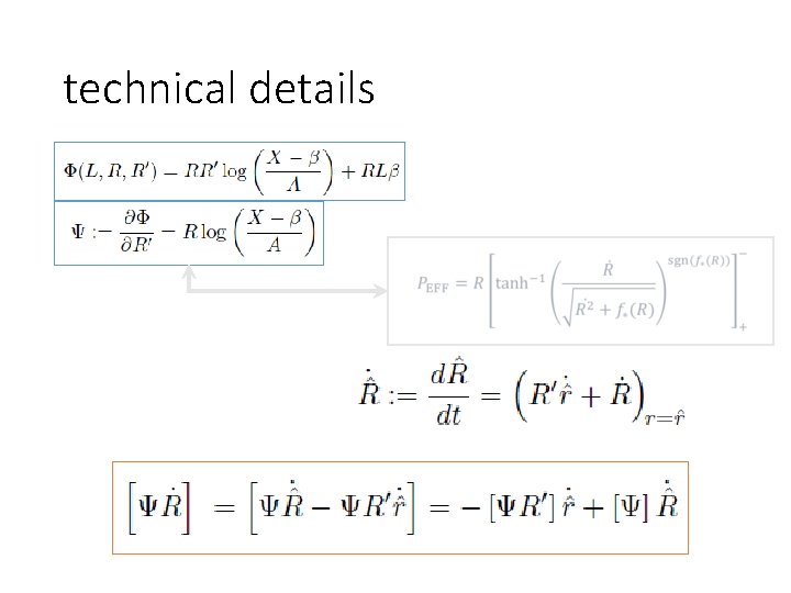 technical details 