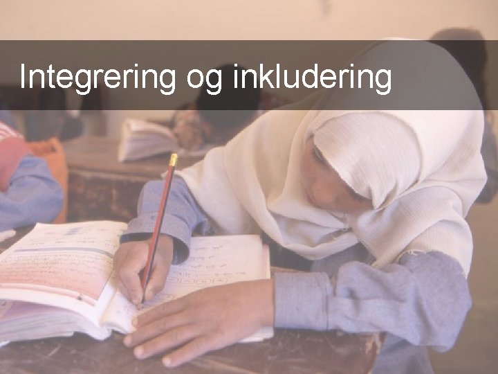  Integrering og inkludering 20 Arbeids- og inkluderingsdepartementet 