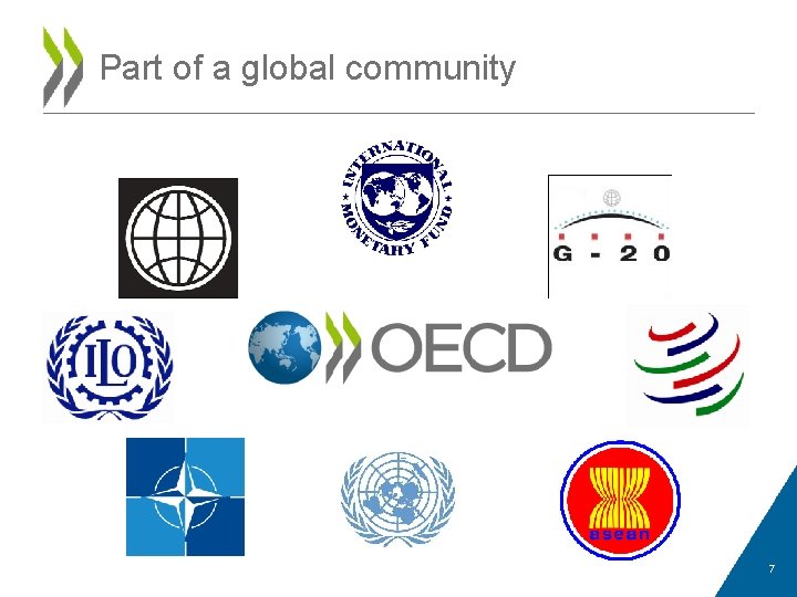Part of a global community 7 