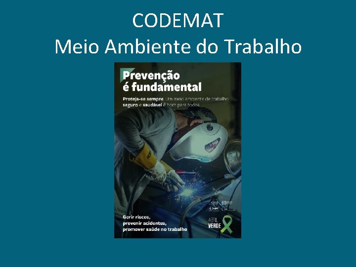 CODEMAT Meio Ambiente do Trabalho 