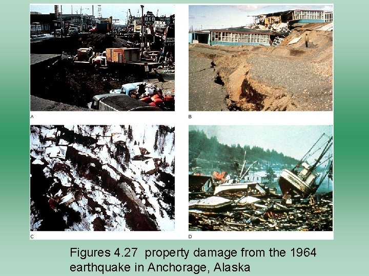 Figures 4. 27 property damage from the 1964 earthquake in Anchorage, Alaska 