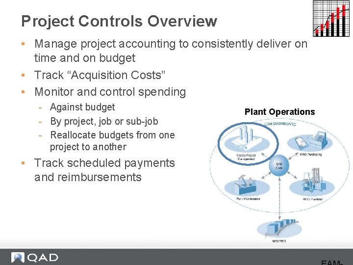 Project Controls Overview • Manage project accounting to consistently deliver on time and on