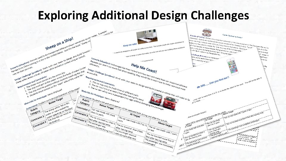 Exploring Additional Design Challenges 