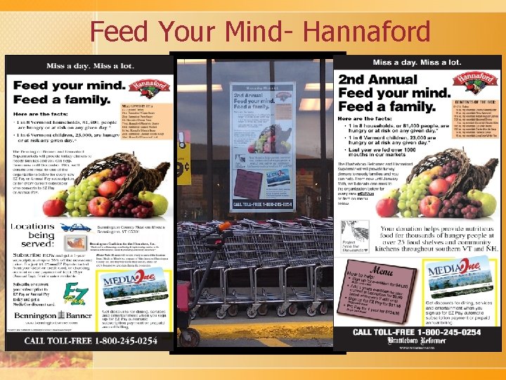 Feed Your Mind- Hannaford 