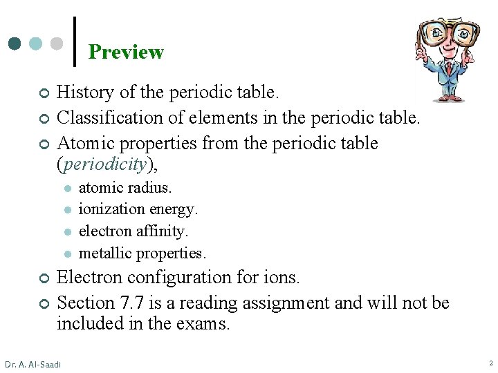 Preview ¢ ¢ ¢ History of the periodic table. Classification of elements in the