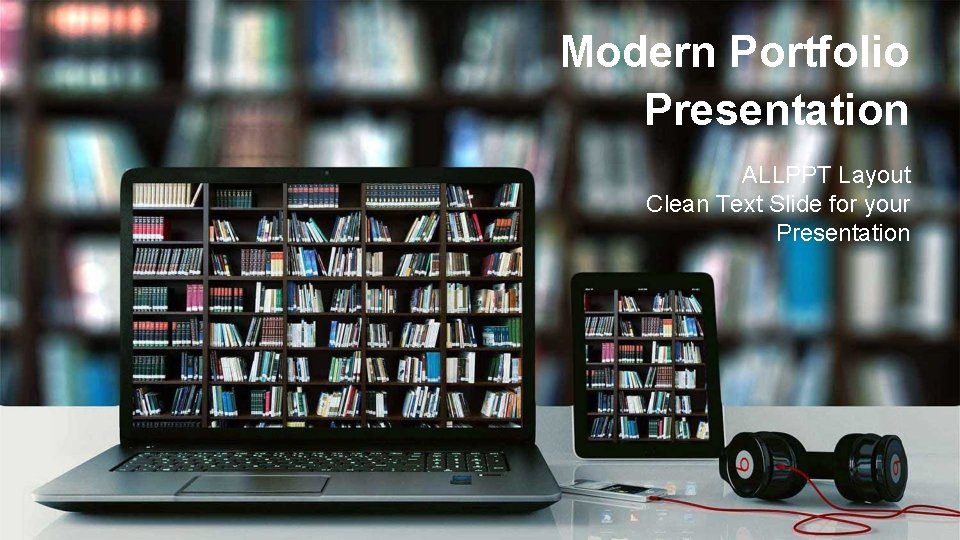 Modern Portfolio Presentation ALLPPT Layout Clean Text Slide for your Presentation 