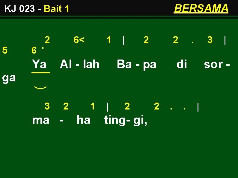 BERSAMA KJ 023 - Bait 1 2 5 6< 1 | 2 2 .