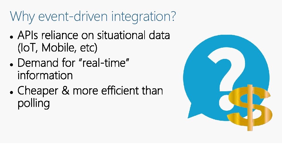 Why event-driven integration? 