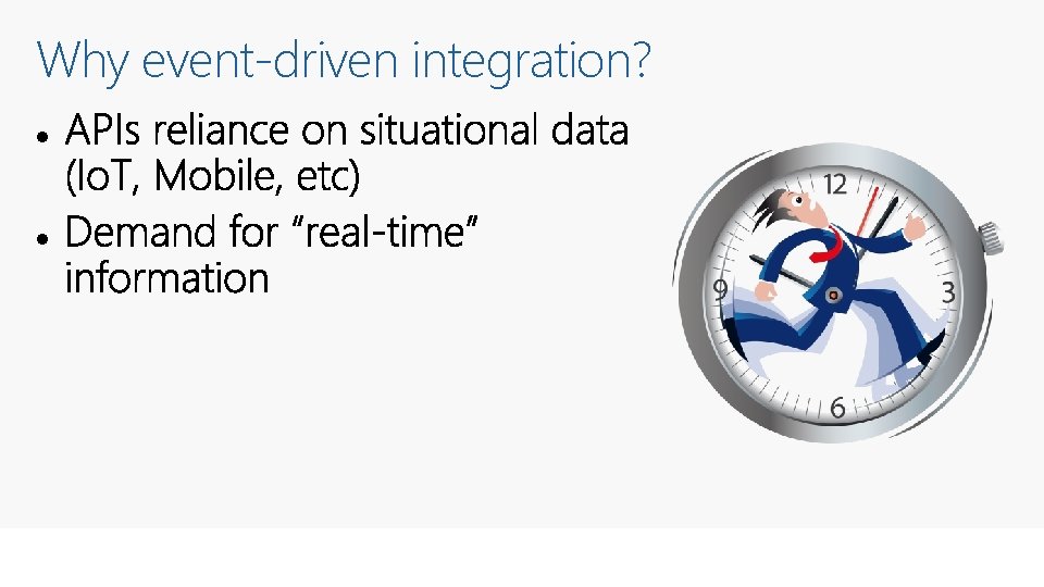 Why event-driven integration? 