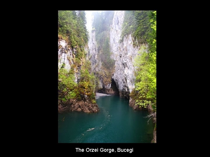 The Orzei Gorge, Bucegi The Orzei Gorge, Bucegi