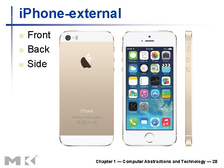 i. Phone-external n n n Front Back Side Chapter 1 — Computer Abstractions and