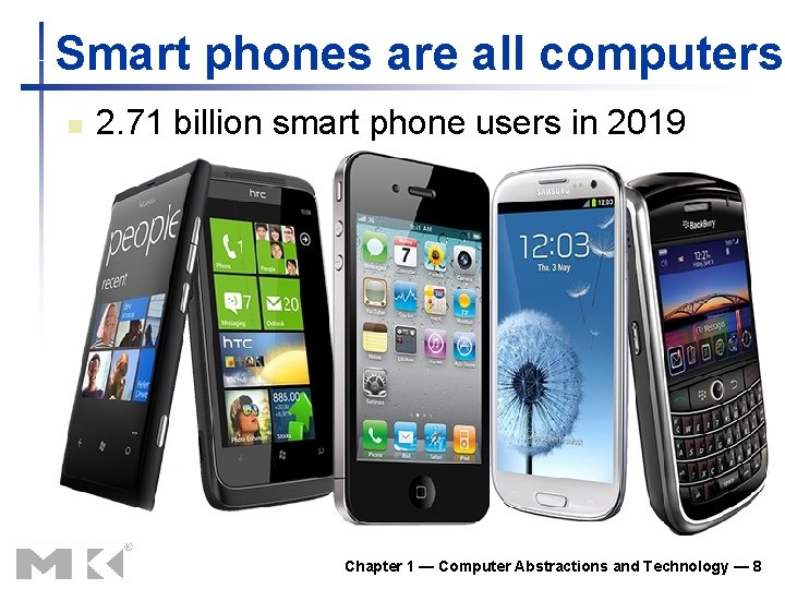 Smart phones are all computers n 2. 71 billion smart phone users in 2019