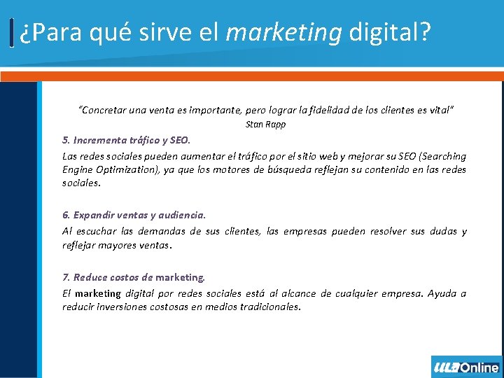 ¿Para qué sirve el marketing digital? “Concretar una venta es importante, pero lograr la