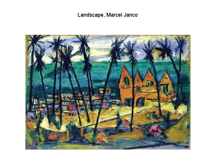 Landscape, Marcel Janco 