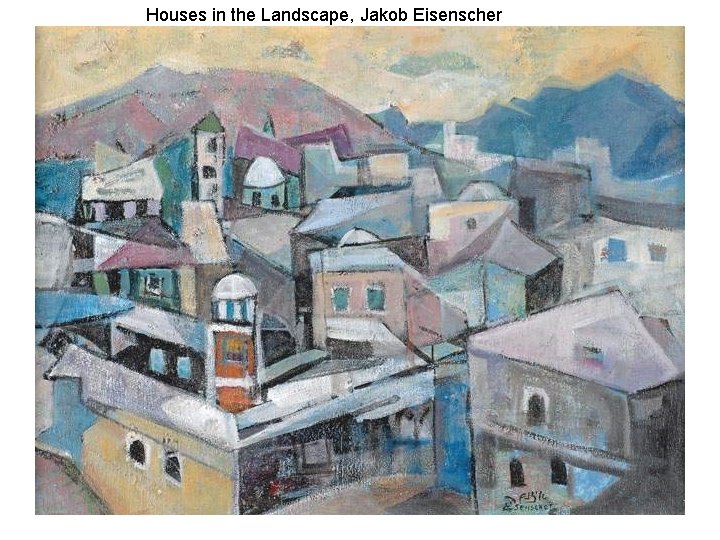 Houses in the Landscape, Jakob Eisenscher 