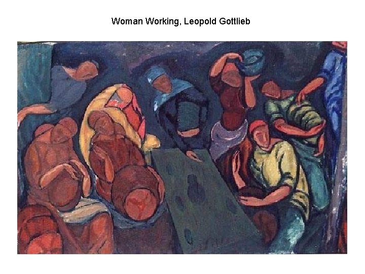 Woman Working, Leopold Gottlieb 