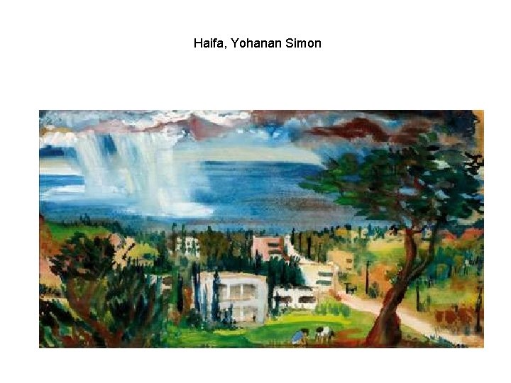 Haifa, Yohanan Simon 