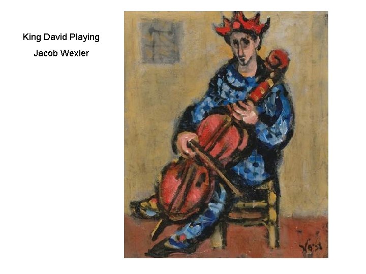 King David Playing Jacob Wexler 