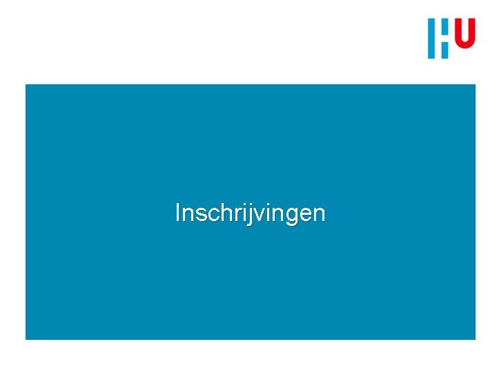 Inschrijvingen 