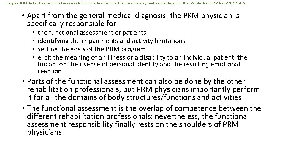 European PRM Bodies Alliance. White Book on PRM in Europe. Introductions, Executive Summary, and