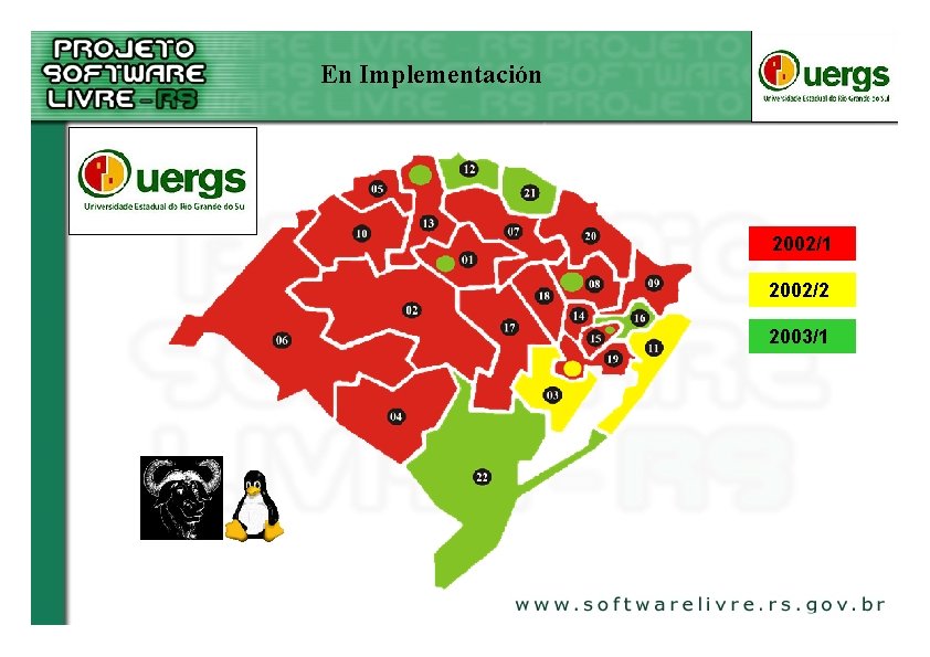 En Implementación 2002/1 2002/2 2003/1 