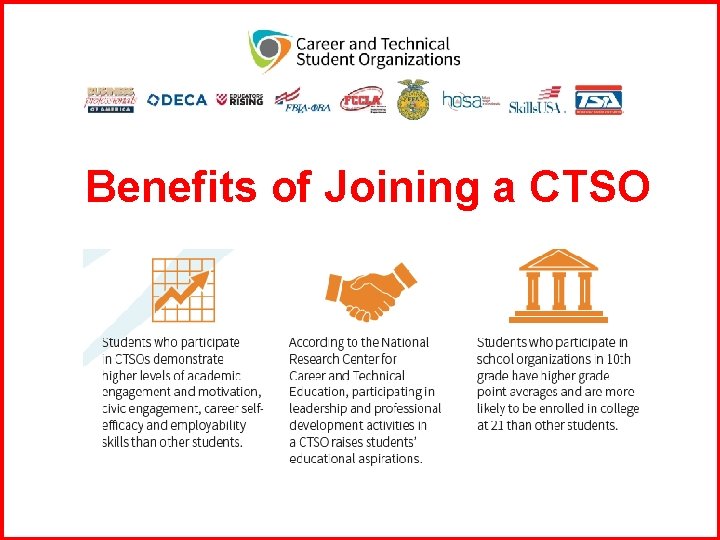 Benefits of Joining a CTSO http: //www. ctsos. org/ 